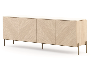 ÍLHAVO - Wooden sideboard with doors by Stylish Club - view 2